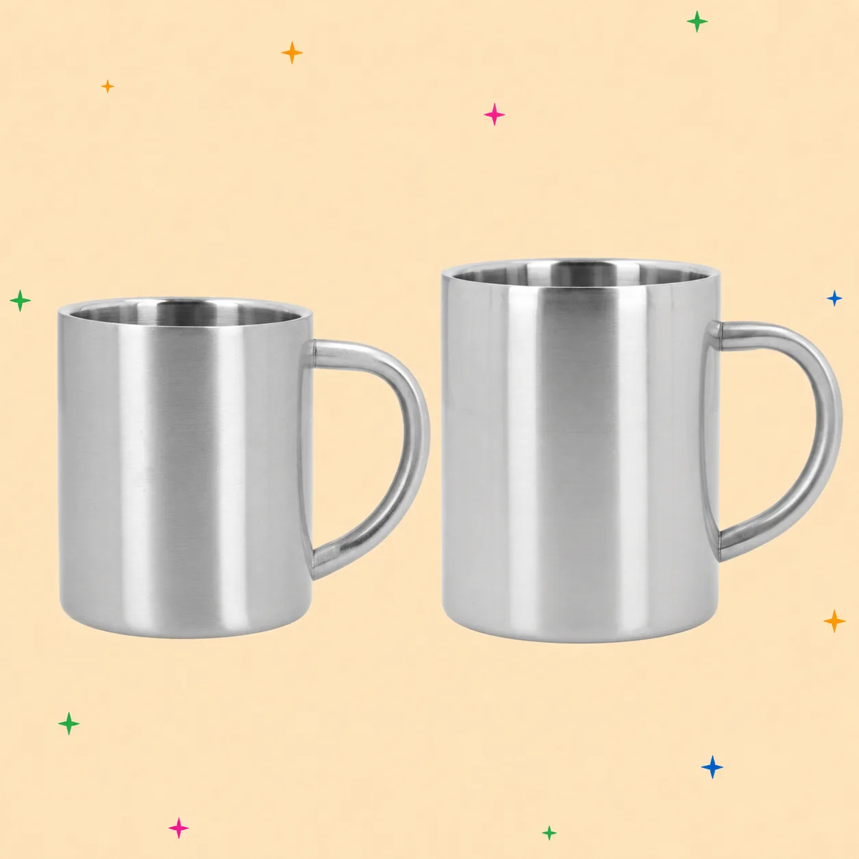 Taza de acero inoxidable
