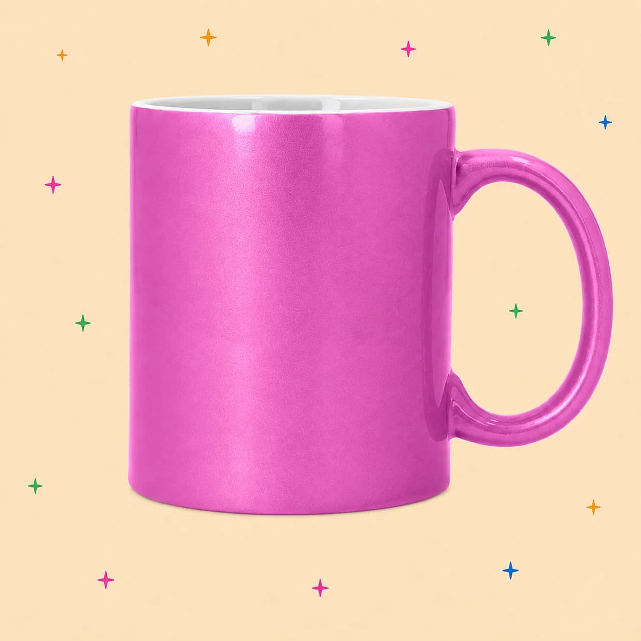 Taza efecto perlado