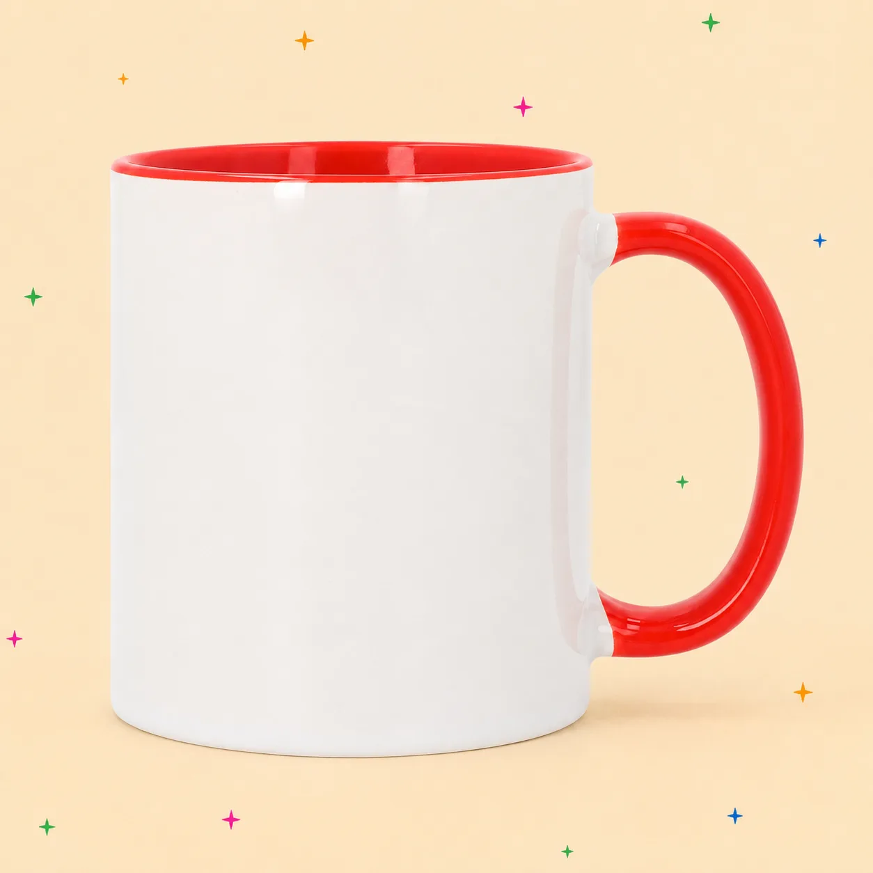 Taza personalizada bicolor