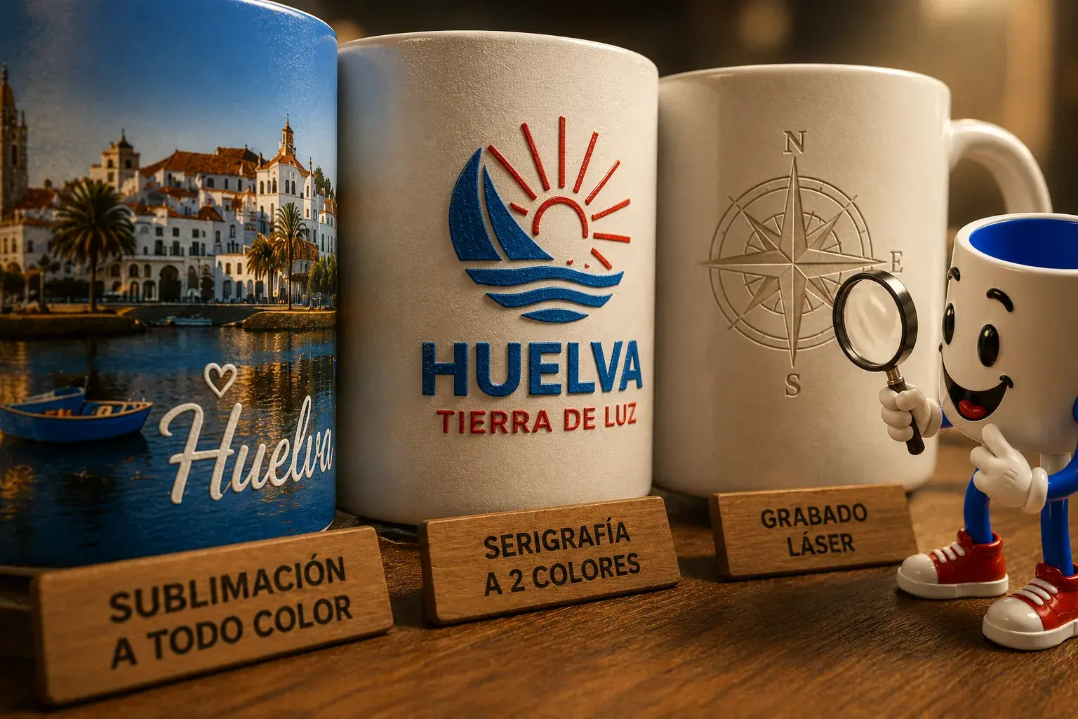 Técnicas de impresión para tazas personalizadas: comparativa