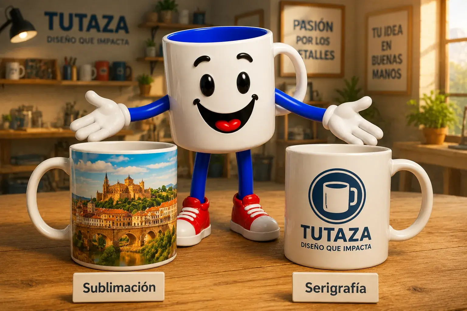 Sublimación vs serigrafía en tazas: cuándo elegir cada una