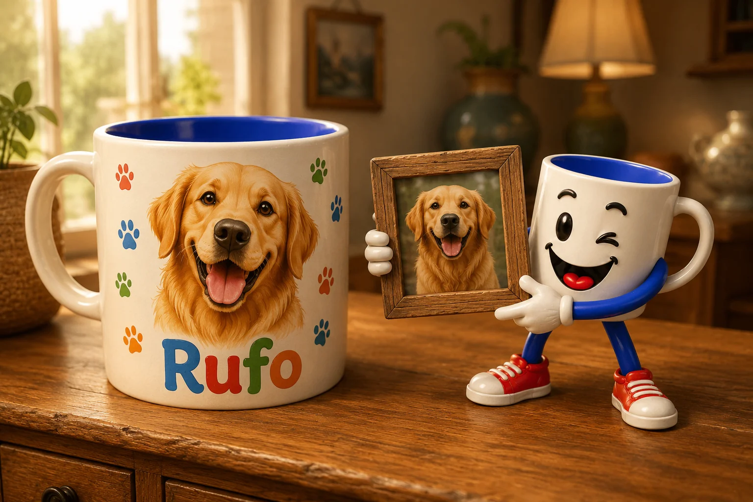 Hola, soy Tazín: así pinto a tu perro en una taza de cerámica (paso a paso)