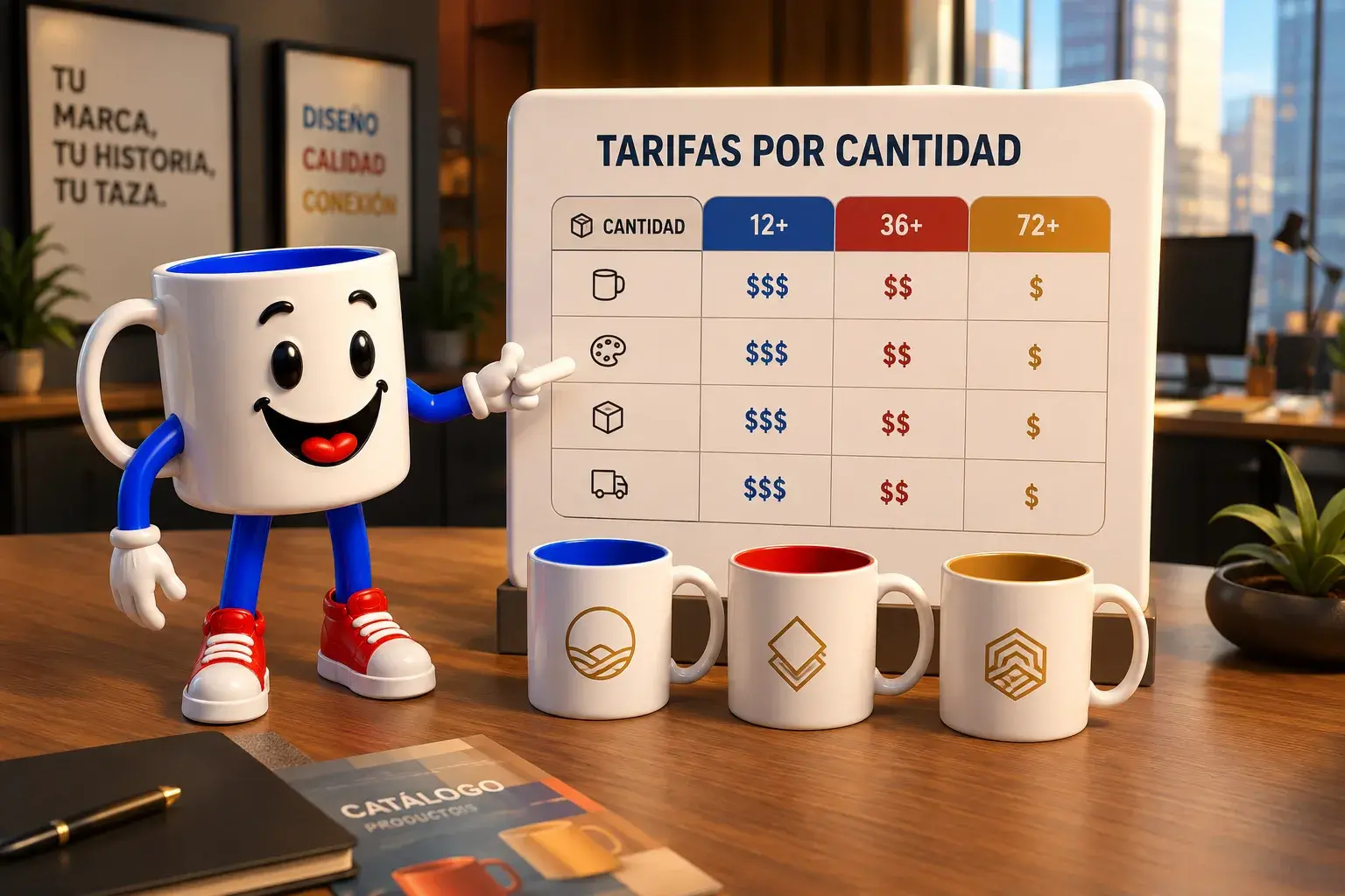 Precio de tazas con logo para empresa: tablas 2027