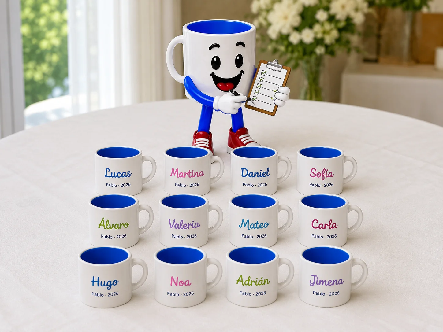 Regalo de fin de curso para los peques: la taza que se llevan a casa con la foto de la clase
