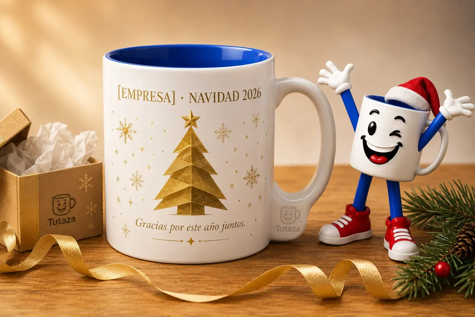 Regalo de Navidad de empresa que no acaba en el cajón de la mesa de la cocina