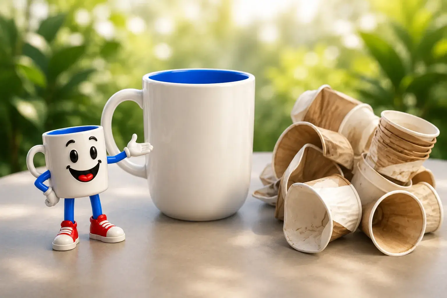 Merchandising sostenible: por qué la taza de cerámica gana