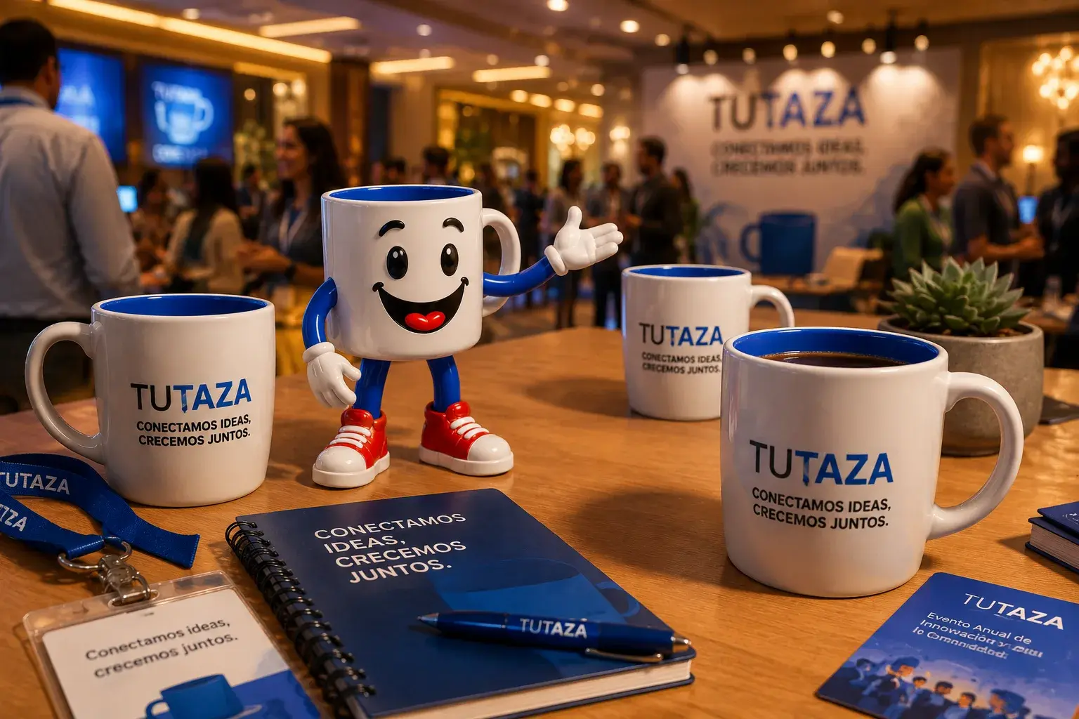 Tazas personalizadas para ferias y eventos de empresa