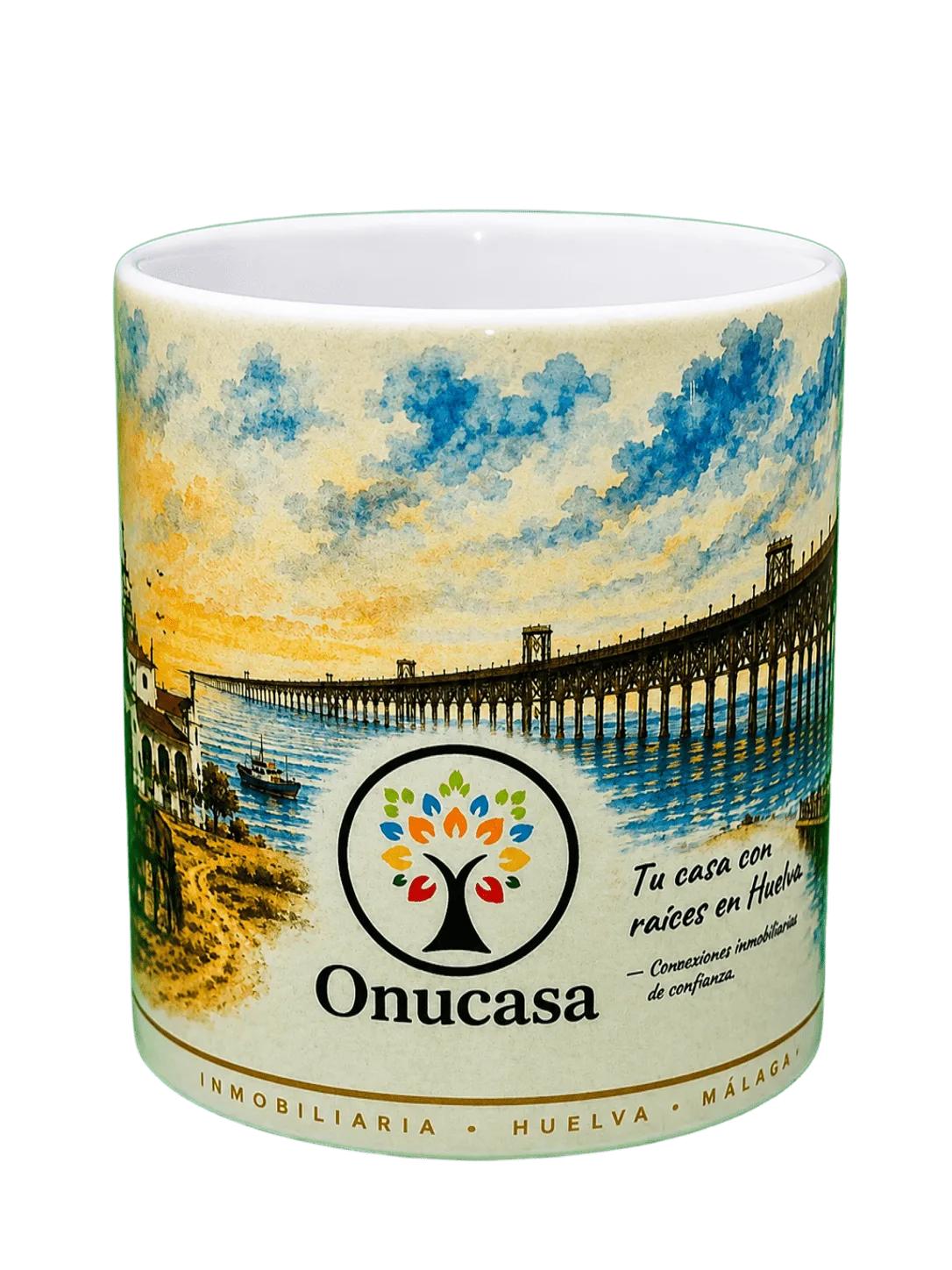 Taza personalizada para Onucasa — Tazas de marca para clientes y oficina