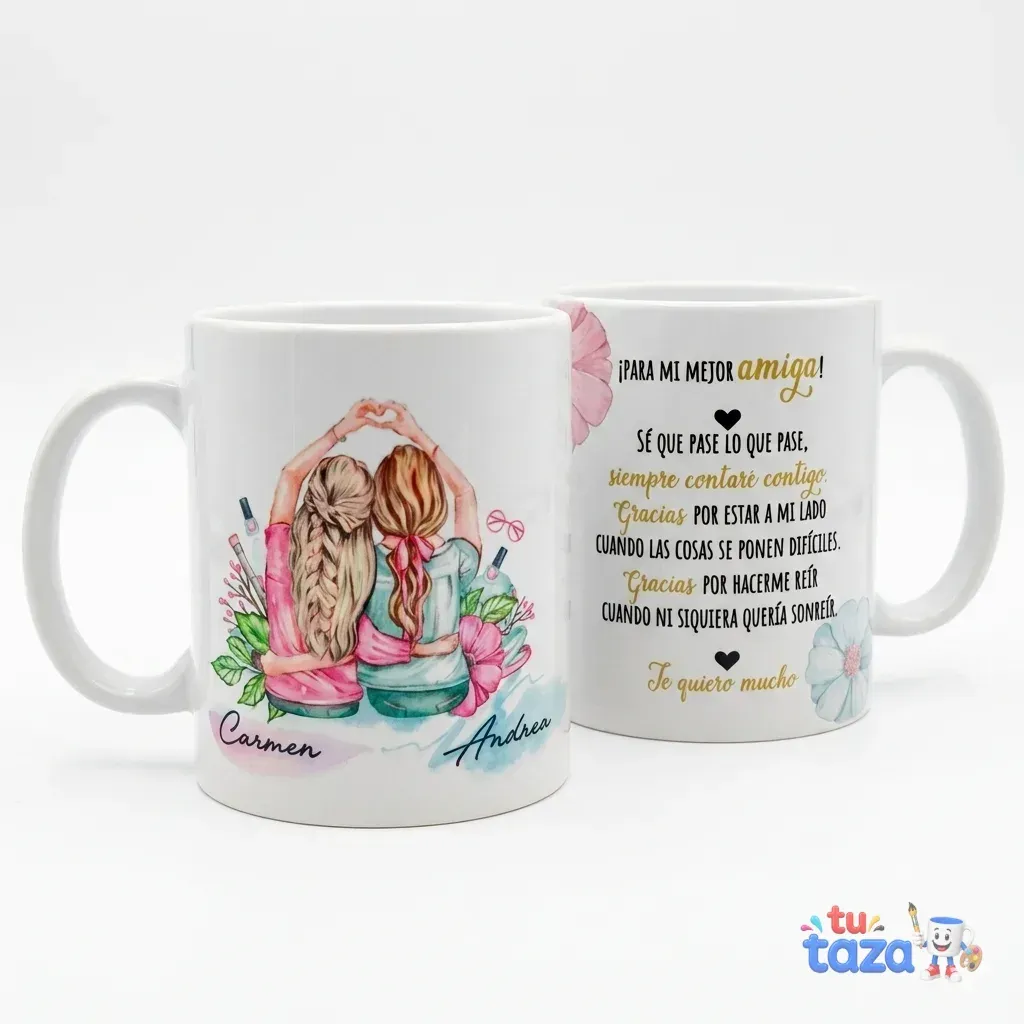 Taza personalizada real hecha por tutaza