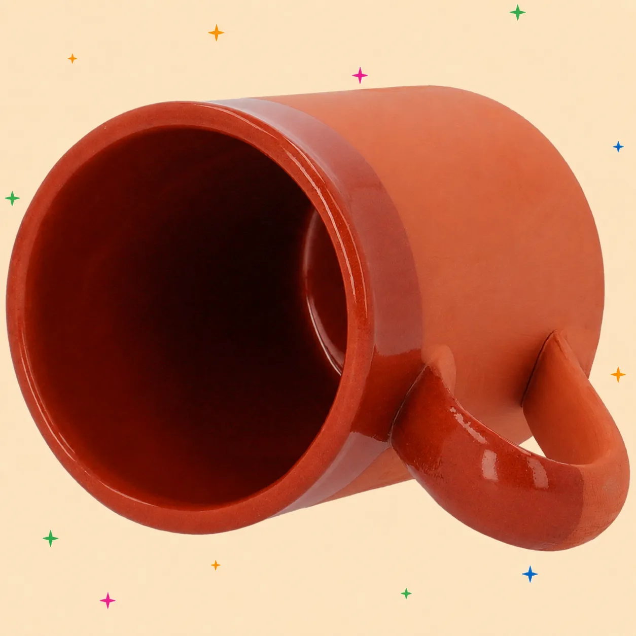 Taza de barro para grabado