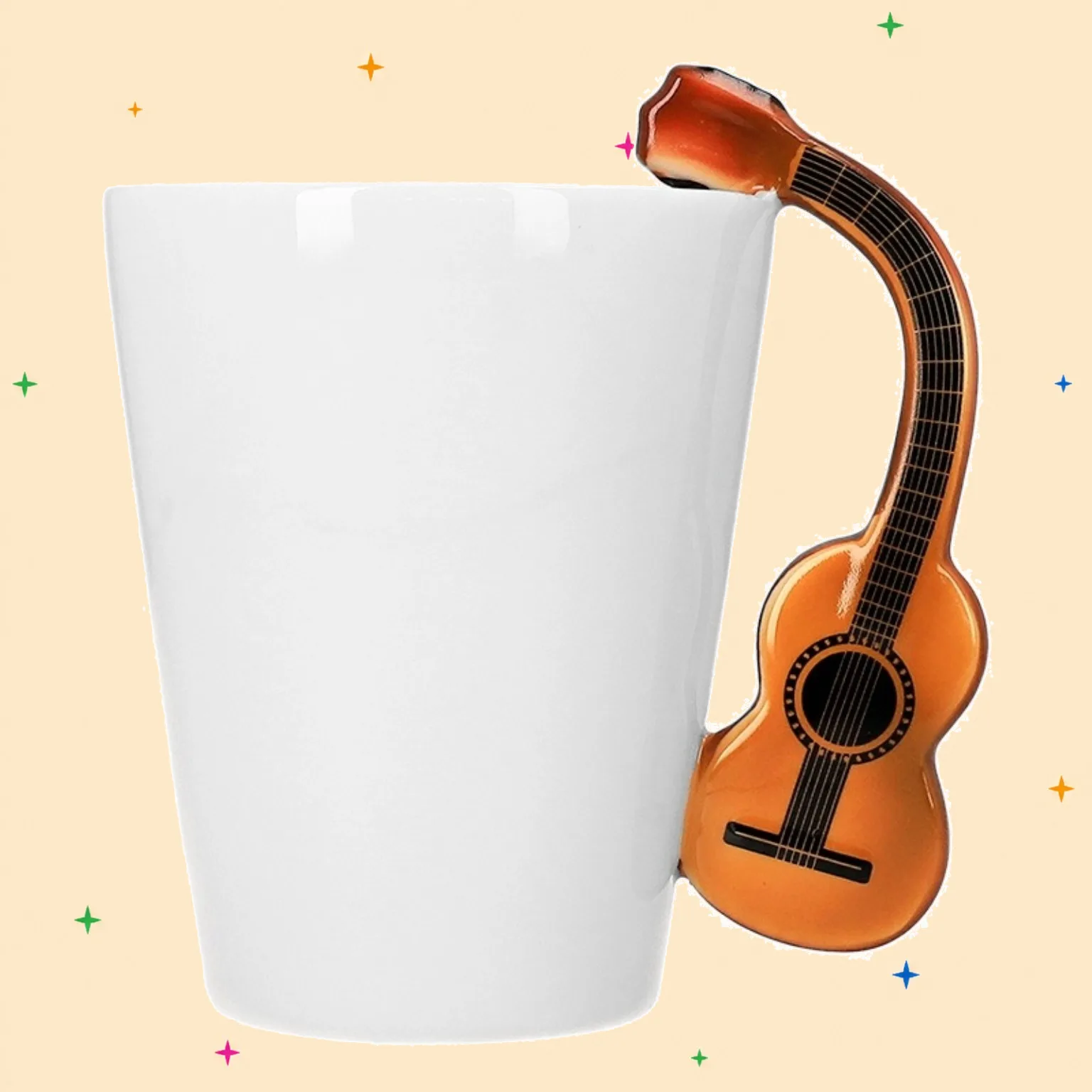 Taza cónica asa musical