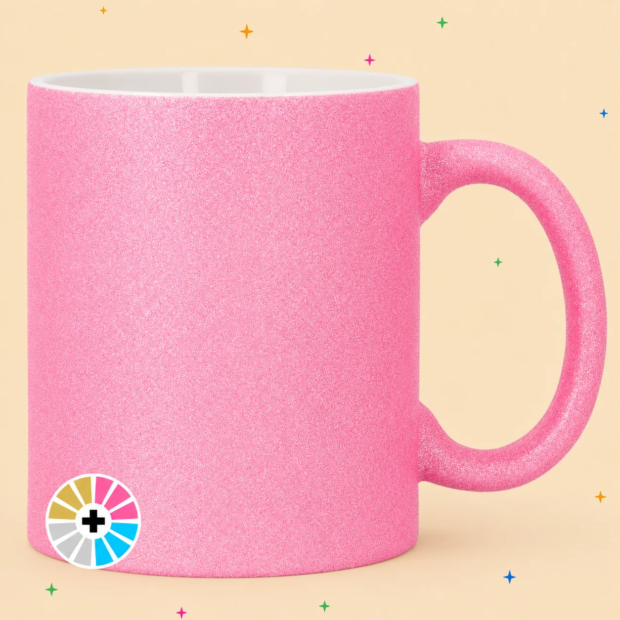 Taza purpurina