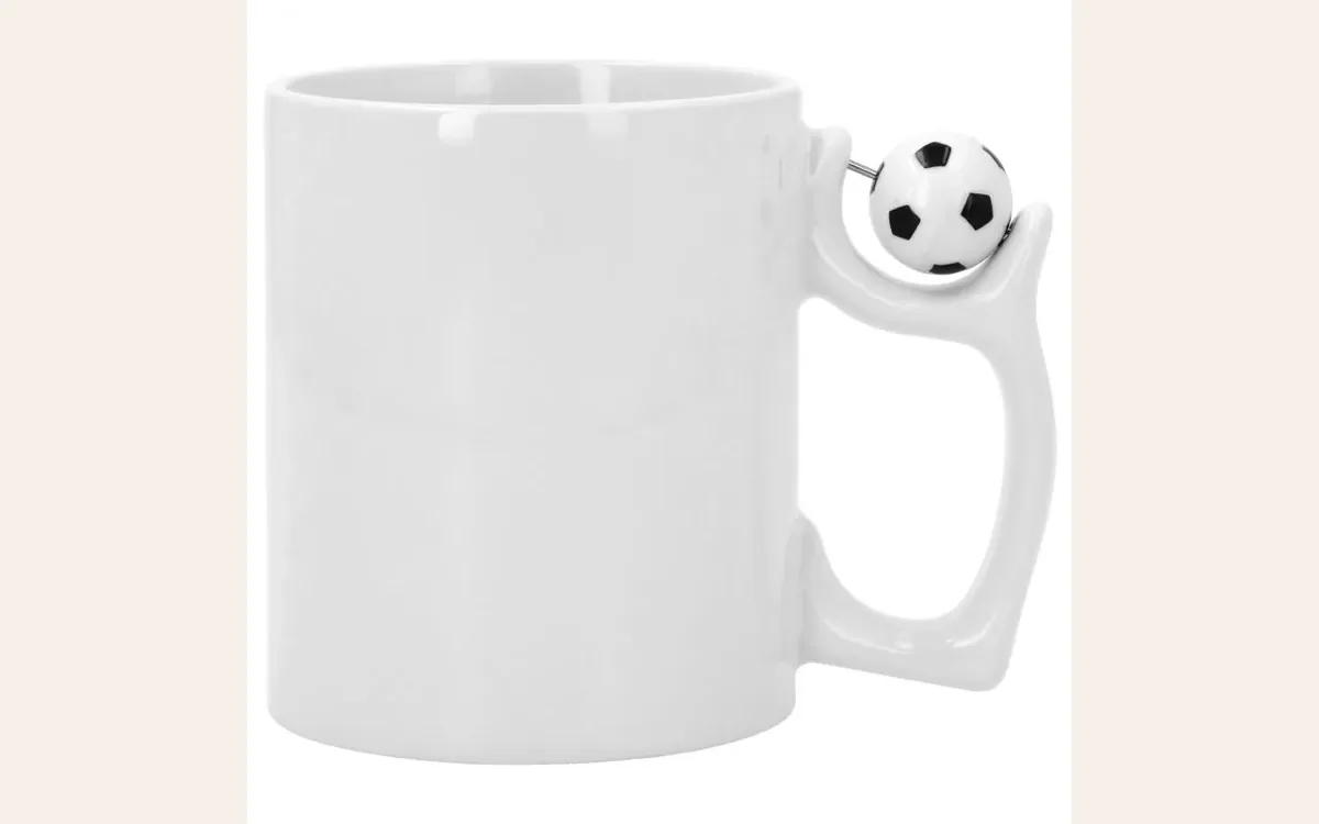 Taza asa balón fútbol