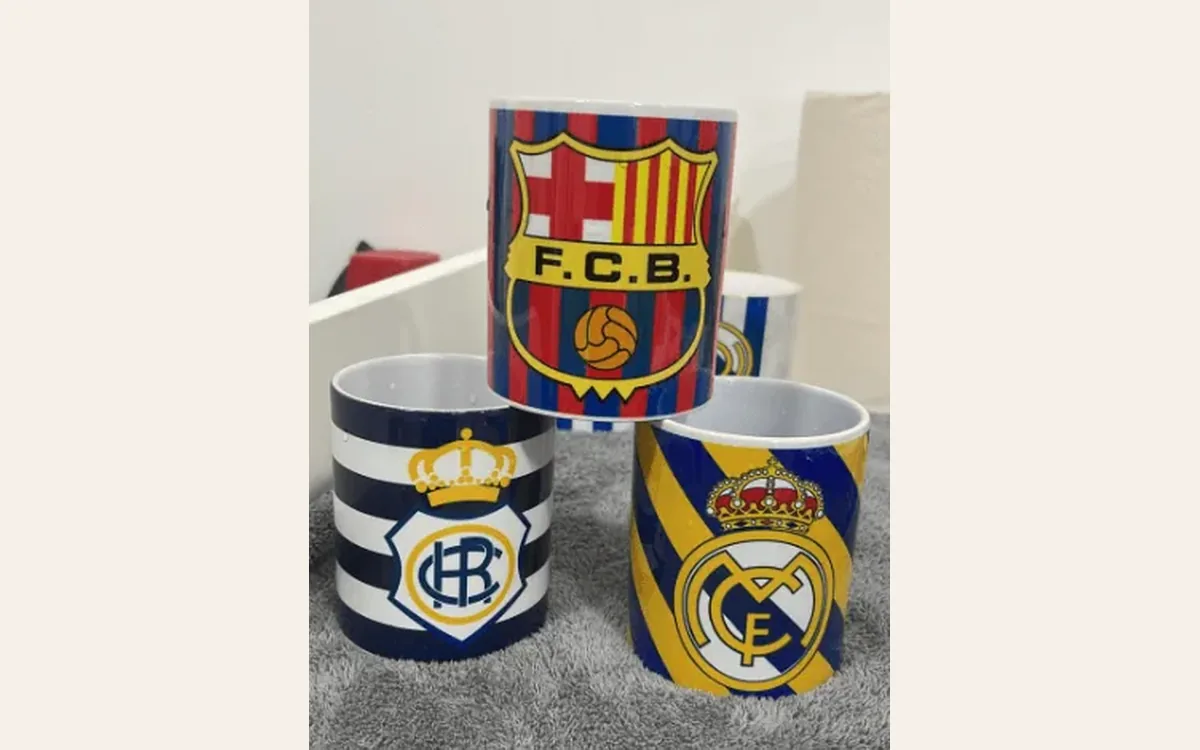 Taza escudos de fútbol