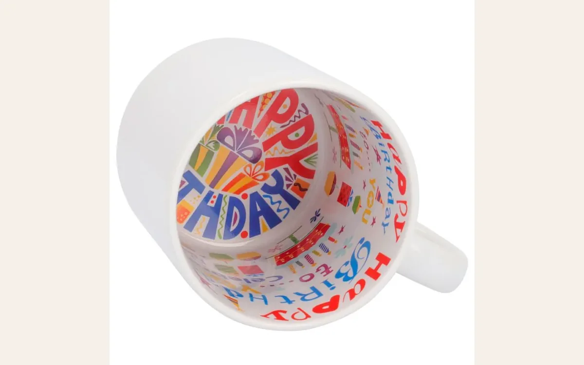Taza preimpresa Happy Birthday